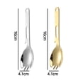 thumbnail image 2 of 3 en 1 Acero inoxidable 304 Tenedor Cuchara Cubiertos Abrelatas Vajilla Utensilios Kit, 2 of 7
