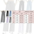 thumbnail image 3 of Women's fashion yoga long pants High Waisted Wide Leg Yoga Pants Quick Dry And Sun Protective, 3 of 7