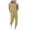 Khaki, variant on Women's Two Piece Outfit Sets Casual Summer Sleeveless Joggers Pants Loungewear Spring Clothes