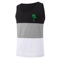 thumbnail image 3 of Tank Top for Men, Men Casual Fashion Patchwork Print Pullover Round Neck Sports Tank Tops, 3 of 3