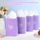 thumbnail image 2 of Bolsas de regalo DjinnGlory Thank You Lavender con asas, paquete de 50, 2 of 9