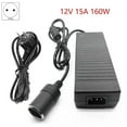 thumbnail image 2 of Convertidor de corriente para coche de 12v, 15a, 160w, convertidor de adaptador de corriente para coche de 220v a 12v, encendedor de cigarrillos para el hogar y el coche, 2 of 5