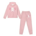 thumbnail image 5 of DISNIMO Pink Axolotl Hoodies for Girls Soft Hooded Sweatshirt Set Kids Hoodies and Sweat Pants Sets for Girls 2 Piece Hoodie Outfits for Girls 6-7 Hoodies and Pants Set for Boys Pullover Hoodie, 5 of 7