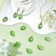 thumbnail image 4 of 1 caja de 40 cuentas de lágrima facetadas grandes de 22 mm, cuentas de lágrima de vidrio verde pálido, cuentas de piedra natal de agosto en forma de pera., 4 of 9