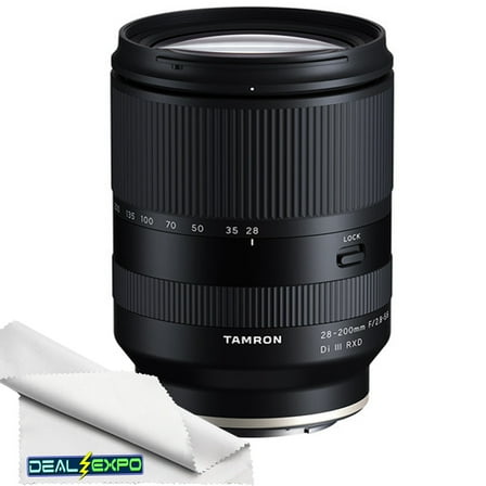 Tamron 28-200mm F/2.8-5.6 Di III RXD (Sony Mount) Expo- Cloth