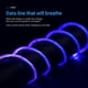 thumbnail image 4 of Cable de iluminación luminoso magnético, Cable Micro USB tipo C para iPhone, Samsung, Xiaomi, luz de flujo LED, cargador magnético, carga rápida, 4 of 4