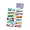 thumbnail image 4 of Rompecabezas de madera para niños, lindos colores y formas, cognitivos para niños de 3 a 5 años. Tráfico, 4 of 9