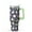 Light-green, variant on 40oz Halloween Tumbler with Straw and Lid Skull Bat Travel Coffee Tumbler Cup with Handle for Halloween Gifts