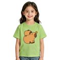 thumbnail image 4 of FUZHIQ Cute Soft Graphic Tee for Kids Boys Girls, Cartoon Animal Short Sleeve Crewneck T-Shirt, Soft Breathable Summer Casual Top,5-6 Years, 4 of 4