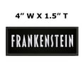 thumbnail image 2 of Frankenstein Horror Movies 4" W x 1.5" T Iron/Sew On Decorative Patch, 2 of 2
