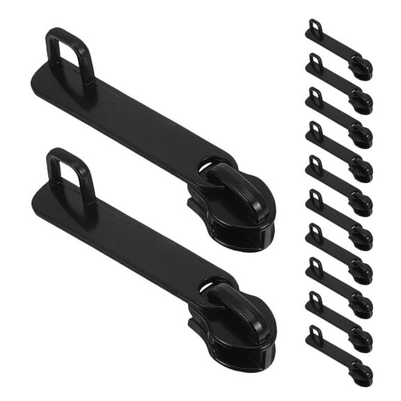 Raindrops 12pcs Luggage Zipper Pull Replacements Zipper Tab Heavy Duty Zipper Extender Cord For Bag Suitcase Jacket Purses Handbags