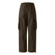 thumbnail image 5 of Gibobby Pantalones cargo para mujer 2023 Pantalones cargo Mujer Ropa holgada de ajuste relajado Pantalones negros Cintura alta Cremallera Cintura delgada(Marrón,CH), 5 of 5