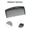 thumbnail image 3 of Plastic hair side comb with long teeth hairpin clip Women's decorative headwear bun accessoriesBlack, 3 of 4