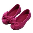 daznico-toddler-shoes-girls-plain-color-bowknot-mary-jane-dress-shoes