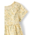 thumbnail image 3 of The Children's Place Baby & Toddler Girls Short Sleeve Floral Tiered Dress, Sizes 6M-5T, 3 of 3