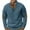 Blue, variant on Leesechin Men's Quarter-Zip Sweater Pure Cotton Mock Neck Knit Long Sleeve Pullover Sweater