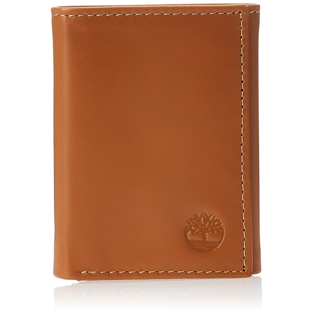 Billetera Tríptica de Cuero Timberland para Hombre en Color Tan Cloudy