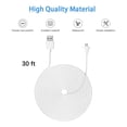thumbnail image 4 of Compatible Con Eufycam 2C Y 2C Pro, Cable de Carga para exteriores Resistentes a la intemperie de 29,5 Pasteles para funciones para el Continuo, Fácil de Instalar, 8 Opcions, 2, 4 of 7