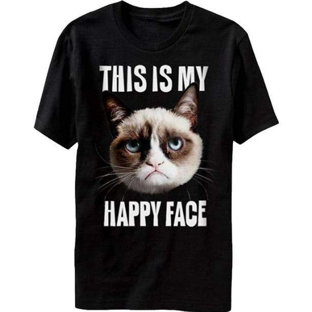 this is my happy face grumpy shirt