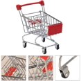 thumbnail image 3 of 3PCS Parrot Toys Mini Shopping Cart Training Rings Skateboard Stand Perch for Budgie Parakeet Cockatiel Conure Lovebird, 3 of 5