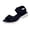 Dark Blue, variant on Summer Sandals for Women 2025 Wedge Open Toe Elastic Ankle Strap Peep Toe Slippers Summer Casual Women Beach Fashion Shoes