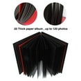 thumbnail image 2 of Photo Album Scrapbook Velvet Cover Thick Pages with Protective Film Save Images Permanently,Memory Book,Best Gift Choice,1 X Photo Album Scrapbook,Black, 2 of 6