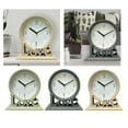 thumbnail image 2 of Gieenan Modern Quiet Mantels Clock Retro Love Letter Desk Clock No Ticking Battery Operated Clock for Professional and Students, 2 of 12