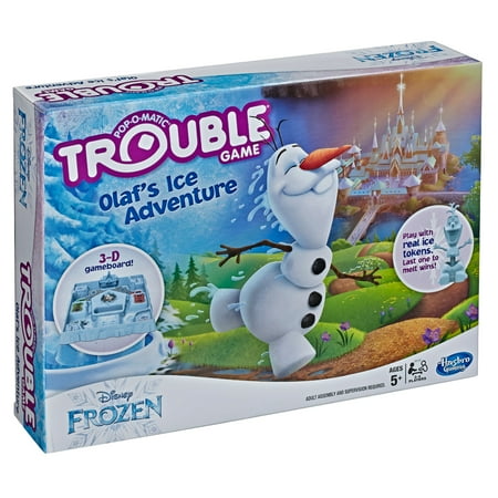 Hasbro Trouble Disney Frozen Olaf's Ice Adventure Game For Kids