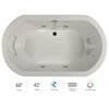 Jacuzzi Anz6042ccr4ch Anza 60" Salon Spa Bathtub For Drop In Installation - Oyster