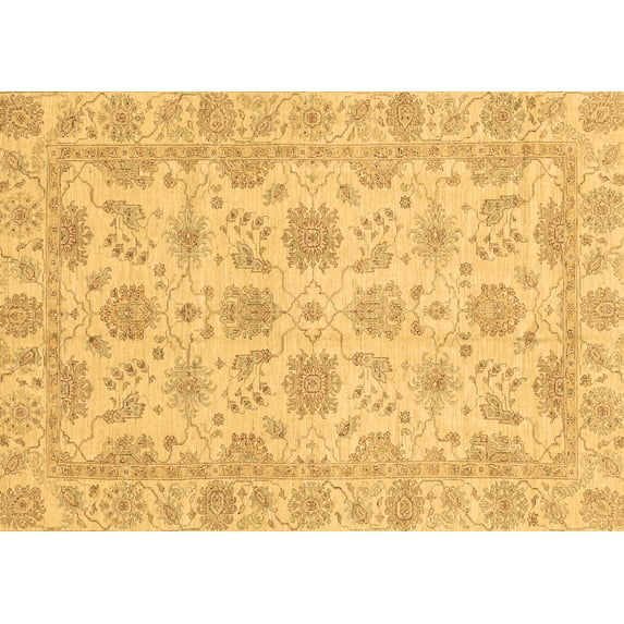 Ahgly Company Indoor Rectangle Oriental Brown Traditional Area Rugs, 5' x 8'