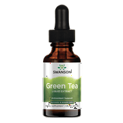 Swanson Green Tea Liquid Extract (Alcohol- and Sugar-Free) 1 fl oz Liquid