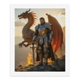 thumbnail image 5 of Paint by Numbers Kit for Adults, Heroic Knight And Majestic Dragon Paint by Numbers, Easy Paint by Numbers Kit for Adults Beginner, DIY Adult Paint by Number Kits on Canvas, Home Decor, 5 of 7