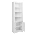 thumbnail image 4 of Prepac Tall Bookcase with 2 Shaker Doors, White, 4 of 14