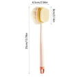 thumbnail image 3 of HongHeng Shower Body Brush,Soft Bristles and Loofah Long Handle Back Scrubber Bath Mesh Sponge for Skin Exfoliating Bath,Massage Bristles Suitable for Wet or Dry,Men and Women, 3 of 6