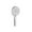 Silver, variant on WJHWSX Shower Heads 5 Setting with Handheld Sprayer,Shower Head Clearance Handheld,Round,Plastic,Silver