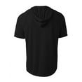 thumbnail image 2 of A4 Short Sleeve Hooded Tee For Men in Black | N3408, 2 of 2