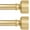 Gold, variant on Brass Curtain Rods for Windows 72 to 144 Inch(6-12ft), 1 Inch Diameter Heavy Duty Curtain Rod, Adjustable Decorative Drapery Poles 72-144", Warm Gold