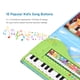 thumbnail image 3 of Órgano electrónico Bigfun Libro de piano de 20 teclas Teclado de piano electrónico y libro de música Cancionero de piano 2 en 1 con teclado incorporado con 10 instrumentos y 10 canciones Gadget musica BIGFUN Órgano electrónico, 3 of 6