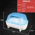 thumbnail image 6 of ievspot Hamster Bed ,Hamster Toilet and Sandbox Dust Bathtub,Sand Bath Box for Hamster Cage Accessories, 6 of 7