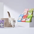 thumbnail image 4 of Arena para gatos Michu Tofu Natural Clumping, 2,5 kg, paquete de 5 aromas, 4 of 8