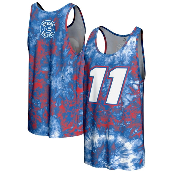 Men's-ProSphere Blue Denny Hamlin 2025 NASCAR Salutes Collection Tank Top