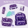 thumbnail image 6 of Bentgo Kids Prints Leak-Proof, 5-Compartment Bento-Style Kids Lunch Box - Ideal Portion Sizes for Ages 3-7, Durable, Drop-Proof, Dishwasher Safe, & Made with BPA-Free Materials Unicorn, 6 of 8