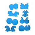 thumbnail image 1 of 8 unids/set pendientes de Halloween Molde de resina epoxi colgantes de gota de oreja molde de silicona manualidades Diy joyería collar herramientas de fundición, 1 of 5
