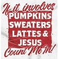 thumbnail image 2 of PSL and Jesus Sweater Weather Women Plus Size Long Sleeve Graphic Tee Brisco Brands 2X, 2 of 5