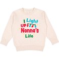 thumbnail image 2 of Inktastic Christmas I Light Up Nonna's Life Toddler Sweatshirt, 2 of 4