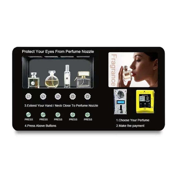 Automatic Wall Mounted Perfume Spray Vending Machine