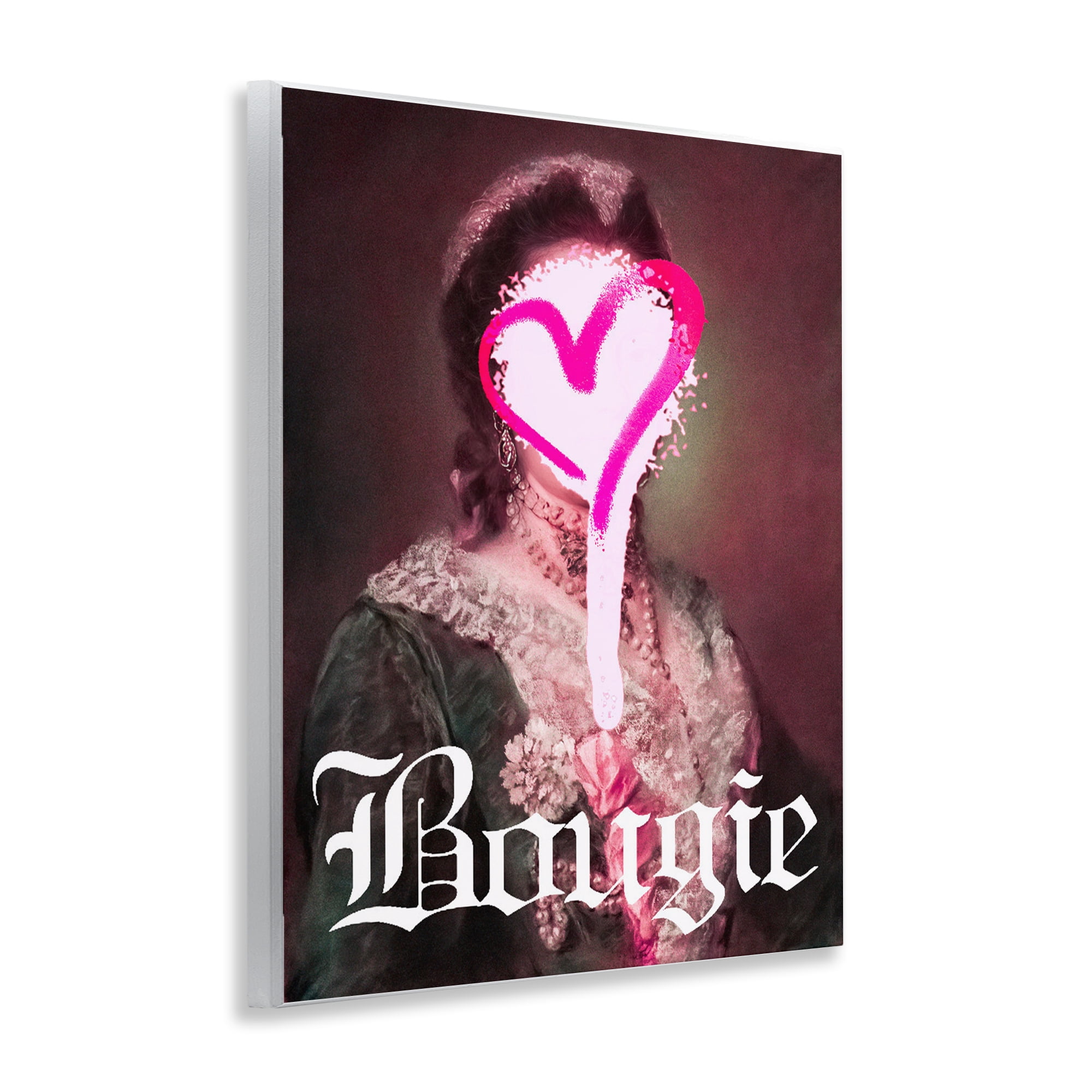 Bougie Classical Portrait Wall Plaque Art, design by Lil' Rue