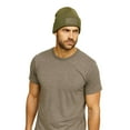 thumbnail image 2 of Big Accessories Patch Beanie, 100% Acrylic Warm Casual Fashion Winter Hat (Grey, One Size), 2 of 5