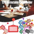 thumbnail image 1 of 12PC Retractable Badge Holder with Horizontal Card Holder for ID Cards, 1 of 8