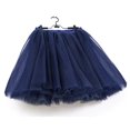 thumbnail image 5 of DuoJiaJ Women Tutus Knee Length Skirts Pleated Adults Dancing Skirts Vintage Puffy Party Skirt,Blue One Size, 5 of 5